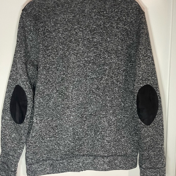 Men's Heather Gray Jacket with Black Accents - Picture 4 of 5